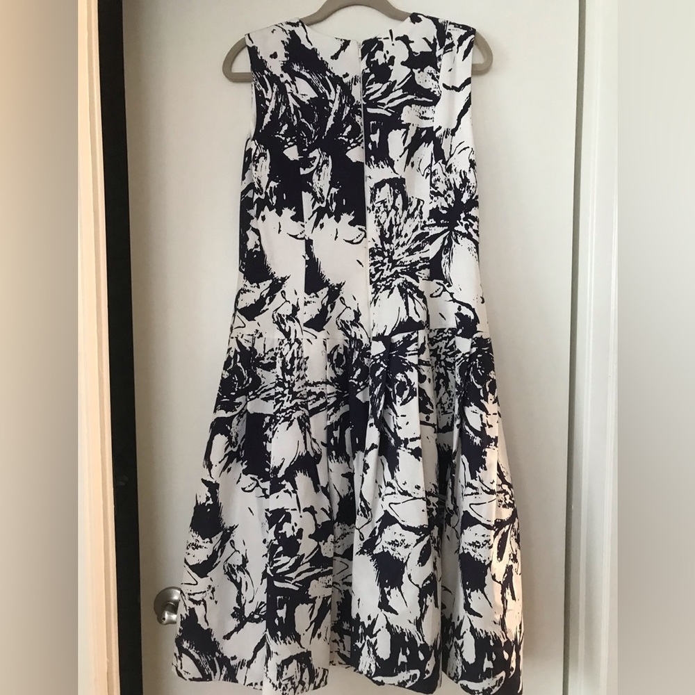 NWT! CARMEN MARC VALVO floral midi dress SZ 12 - Picture 5 of 15